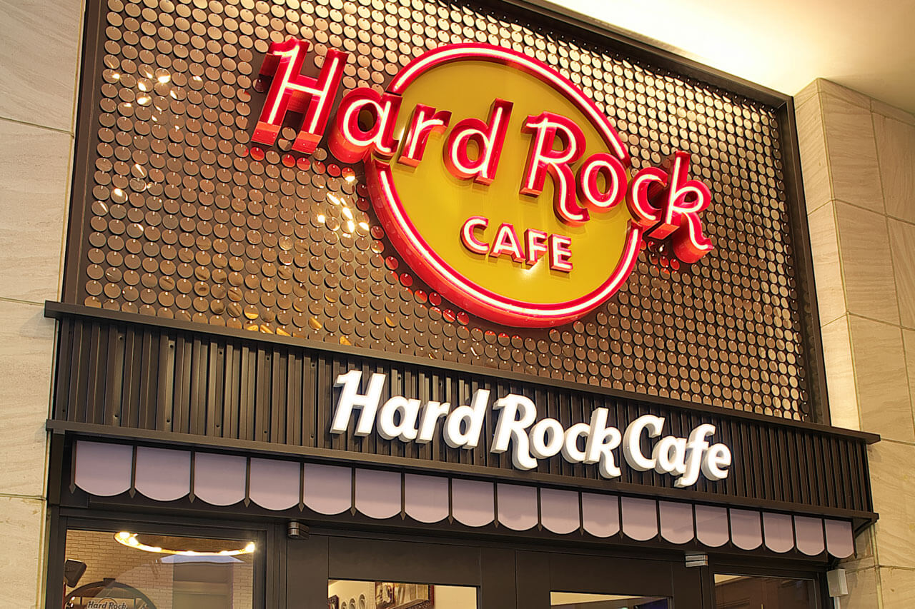 ハードロックカフェのレストラン