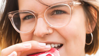 クリアメガネのコーディネート方法